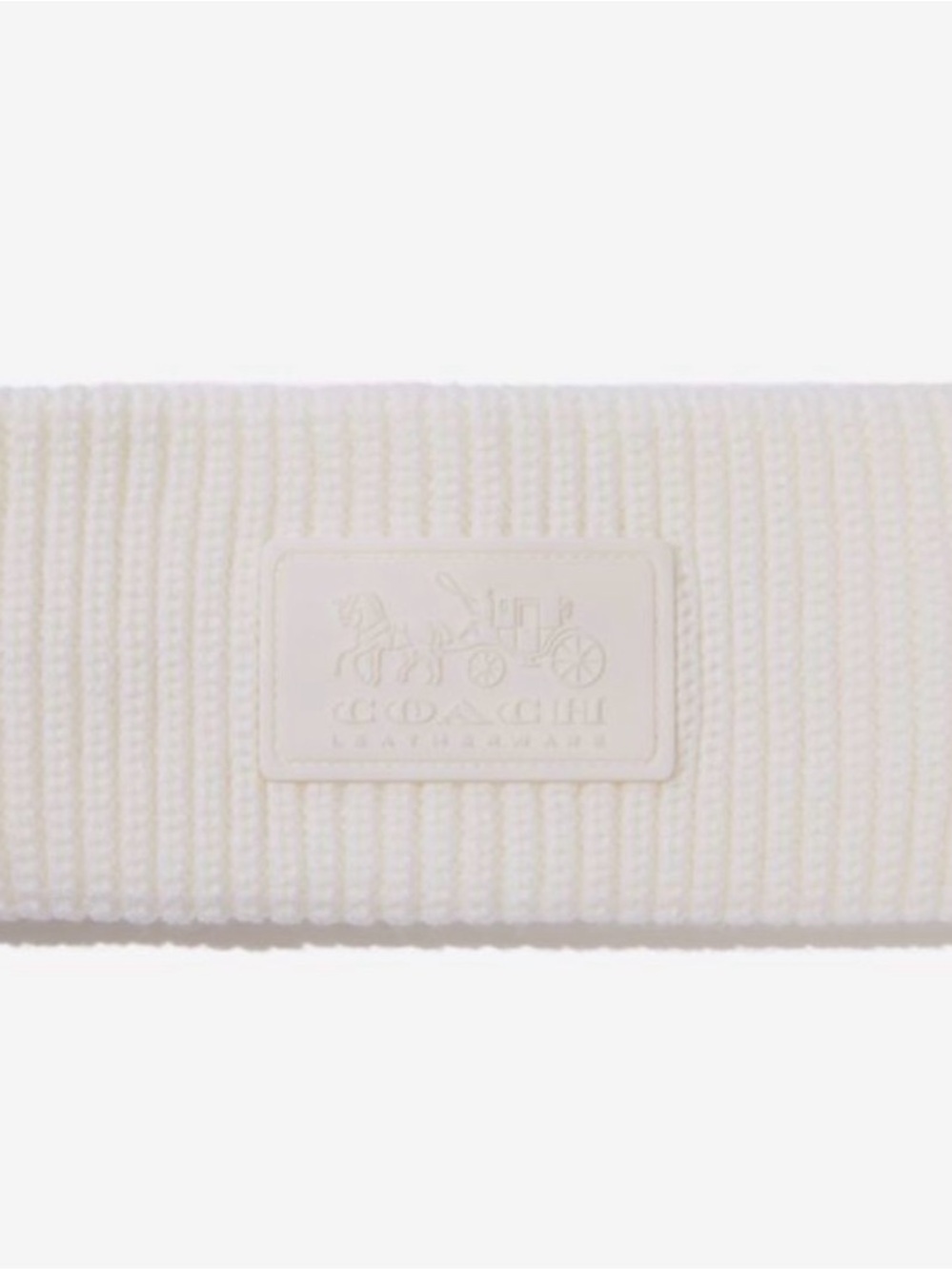 Coach Cable Knit Headband